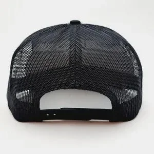 Retro Pacman Logo CAT Caterpillar Flat Bill Trucker Mesh Snapback Hat Diesel Pow Accessories | Retro Pacman Logo Cat Caterpillar Flat Bill  main image 3